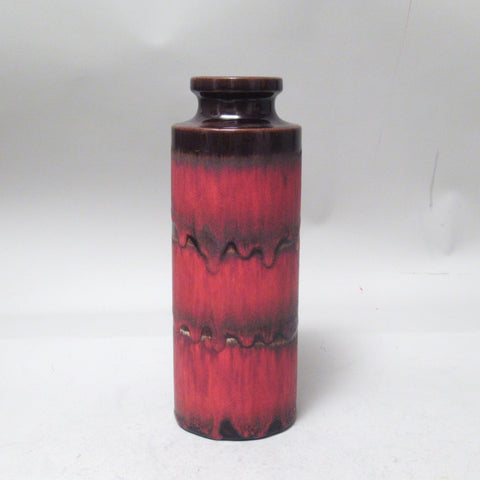Vase Fat Lava en céramique Scheurich Germany Années 60