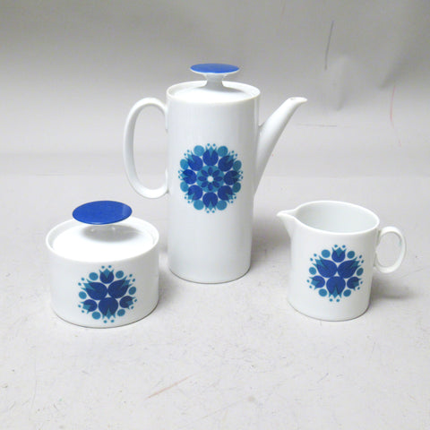 Service à café porcelaine Thomas Années 60