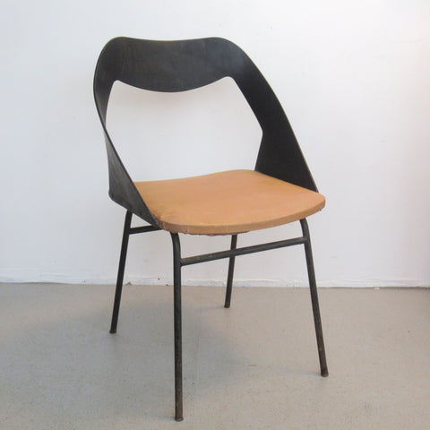 Chaise moderniste Louis Paolozzi 1960