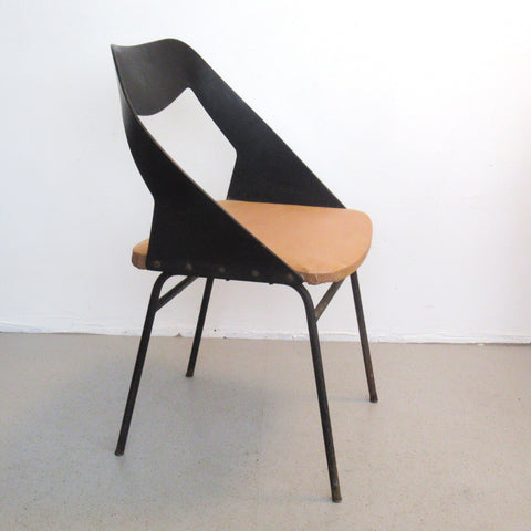 Chaise moderniste Louis Paolozzi 1960