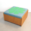 Coffre-pouf à fleur Terence Conran Prisunic 1968