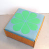 Coffre-pouf à fleur Terence Conran Prisunic 1968