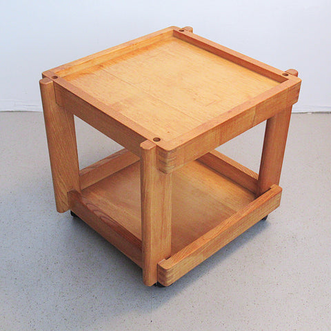 Trolley cubique scandinave circa 1970