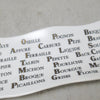 Vide-poche lexique de l'argent en céramique Années 60