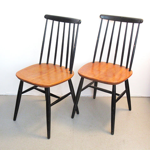 Paire de chaises suédoises Fanett Ilmari Tapiovaara 1960