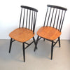 Paire de chaises suédoises Fanett Ilmari Tapiovaara 1960