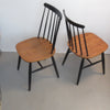 Paire de chaises suédoises Fanett Ilmari Tapiovaara 1960