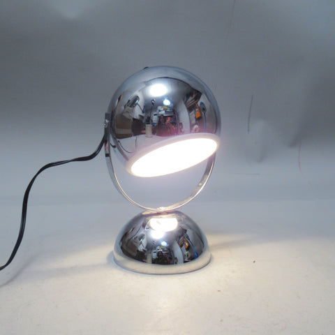 Lampe boule italienne chromée Années 60