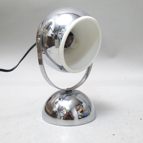 Lampe boule italienne chromée Années 60