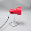 Petite lampe de bureau rouge Années 70/80