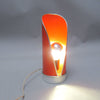 Lampe Foglio orange Lamperti années 60