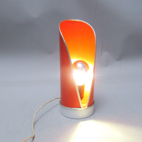 Lampe Foglio orange Lamperti années 60