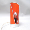 Lampe Foglio orange Lamperti années 60