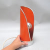 Lampe Foglio orange Lamperti années 60