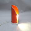Lampe Foglio orange Lamperti années 60