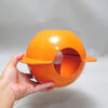 Lampe italienne OVNI orange Années 60
