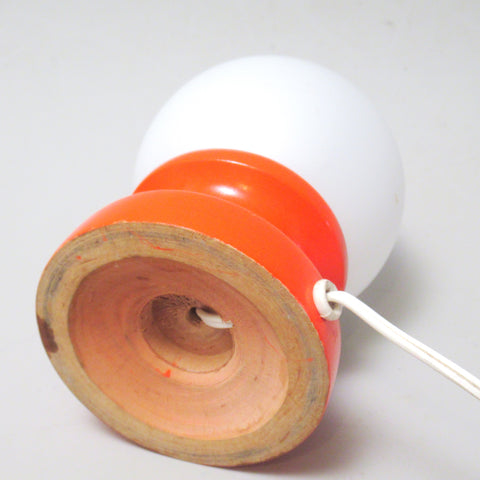 Petite lampe orange  Années 70