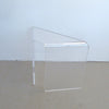 Banc en plexiglas Années 1970