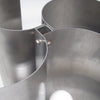Lampe turbine en acier circa 1970
