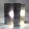 Lampe turbine en acier circa 1970