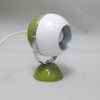 Lampe boule italienne blanc et kaki Années 70