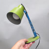 Paire de petites lampes kaki Targetti 1970