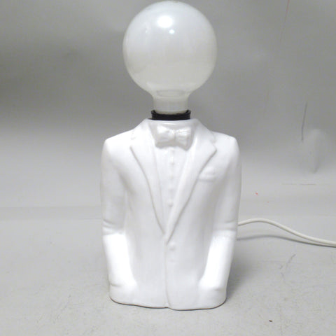 Lampe Costume en céramique Années 80