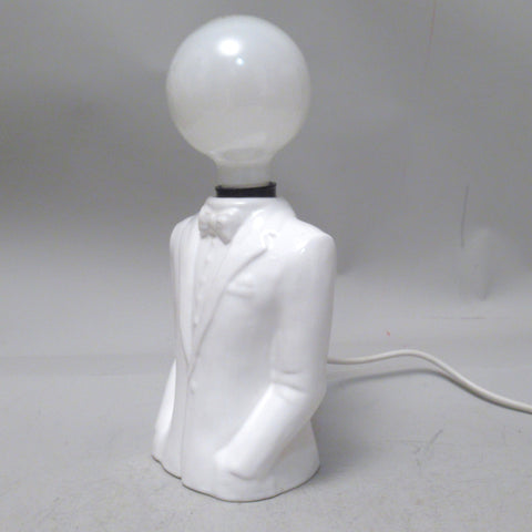 Lampe Costume en céramique Années 80