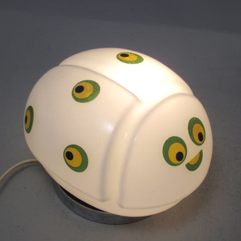 Lampe coccinelle italienne années 70