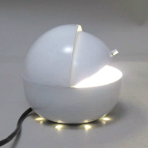 Lampe boule à volet pivotant Lamperti années 60
