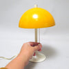 Petite lampe champignon orangé Années 70