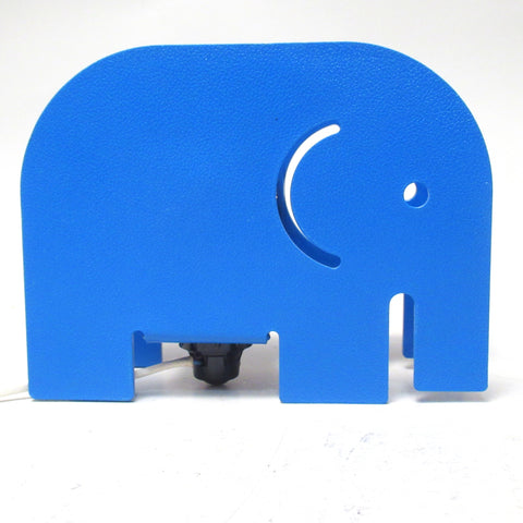 Lampe Elephant bleu Années 70