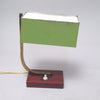 Lampe de bureau italienne en bois et métal Années 60