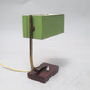 Lampe de bureau italienne en bois et métal Années 60