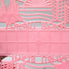 Petit panier rose Manhattan Années 80