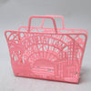 Petit panier rose Manhattan Années 80