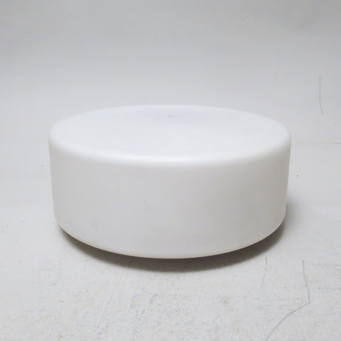 Applique ou plafonnier  circulaire en verre givré Années 70