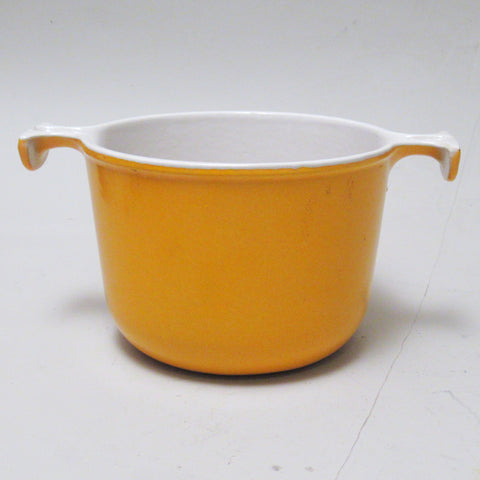 Petite cocotte orange La Mama Enzo Mari Le Creuset