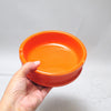 Cendrier rond en céramique orange Italica Ars