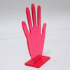 Baguier silhouette de main plastique rose Années 70