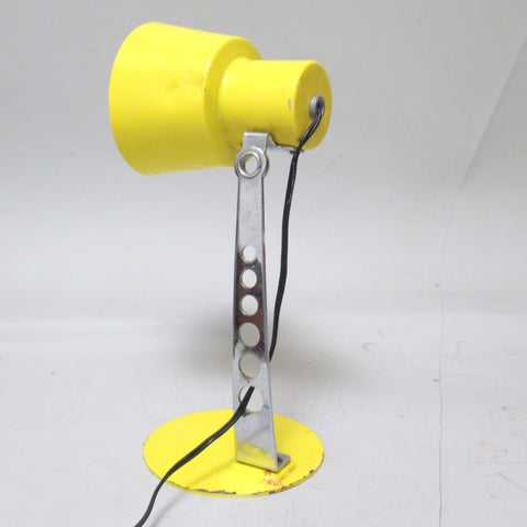 Petite lampe jaune Targetti 1970