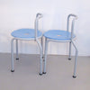 Quatre chaises post-modernes Pietro Arosio Airon Années 80