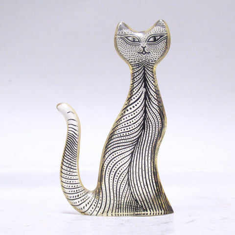 Sculpture chat en résine Abraham Palatnik