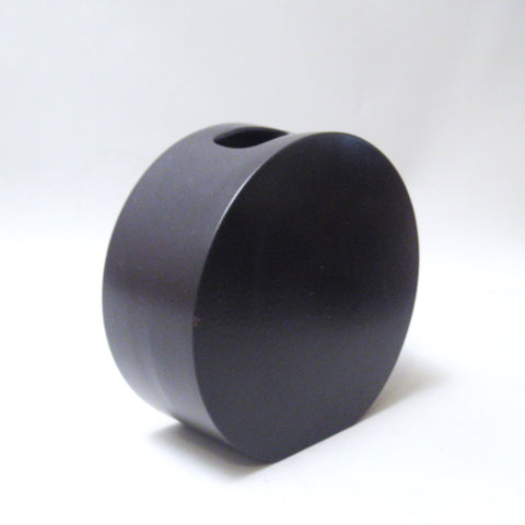 Vase noir Sculpture Ambrogio Pozzi 1968