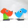 Lampe chien vert et orange Fernando Cassetta Tacman