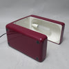 Lampe Isos bordeaux Giotto Stoppino Tronconi 1972