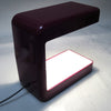 Lampe Isos bordeaux Giotto Stoppino Tronconi 1972