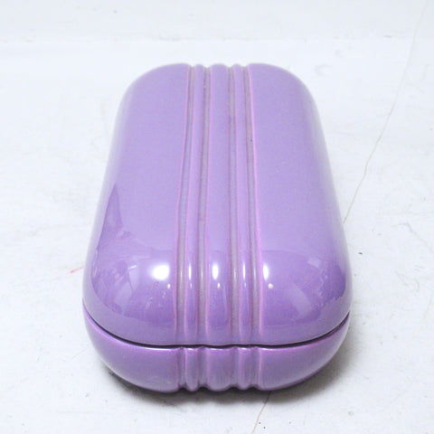 Boîte en céramique violette Pino Spagnolo Sicart