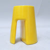 Petit vase moderniste jaune Années 70