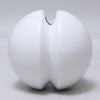 Vase blanc Sculture Ambrogio Pozzi 1970